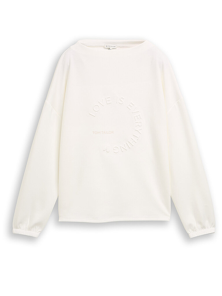 TOM TAILOR Langarmshirt  weiss   L damen